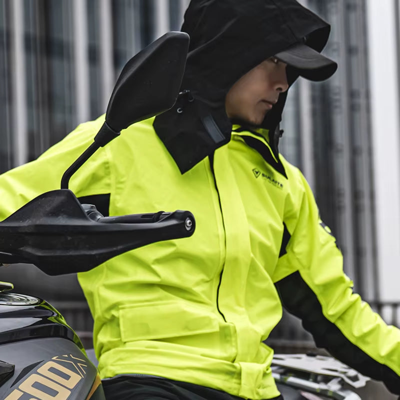 Motorcycle Raincoat Waterproof Motorbike Rain Suit Outdoor Riding Full-Body Raincoat Rain Pants Suit Motocross Split Rain Cloth