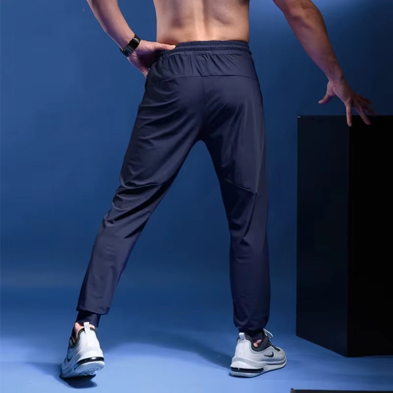 Sports Running Pants Men'S Breathable Fitness Sweatpants