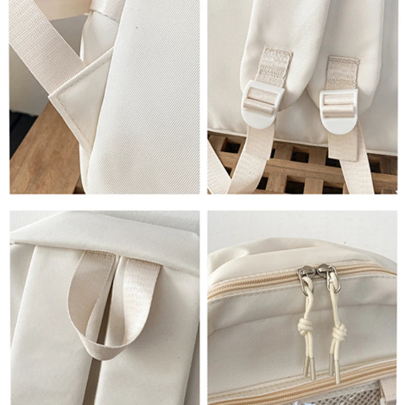 Japanese Style Transparent Ita Bag - Large Capacity Fashion Backpack for Women and College Students, Ideal for Comic Cons and School Use